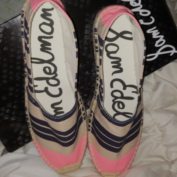 Sam Edelman Shoes - NIB Sam Edelman Canvas Espadrilles Slip-on